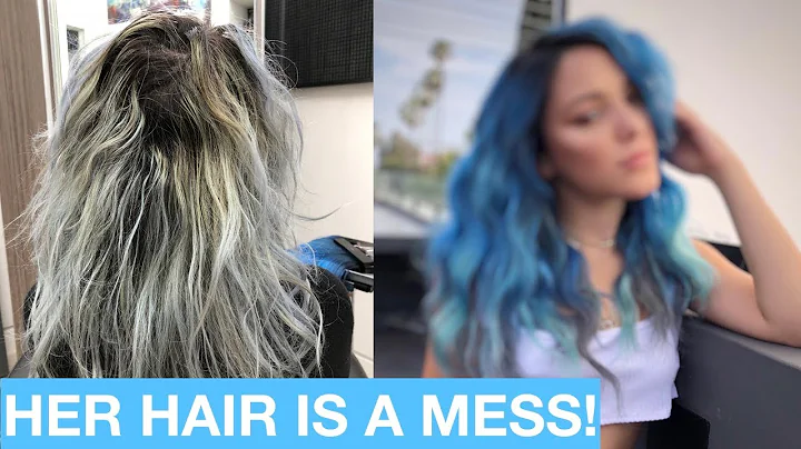 HER HAIR IS A MESS!
