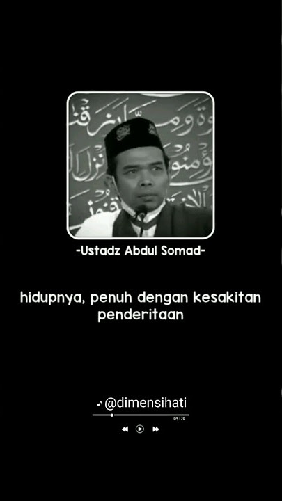 Ceramah tentang hidupnya orang yang taat #ustadzabdulsomad