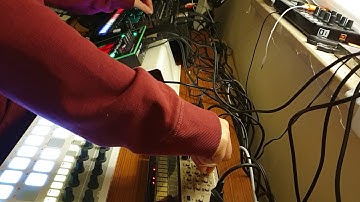 Sunday jam using the roland tr8s, korg volca keys, korg volca fm and a beatstep pro techno jam