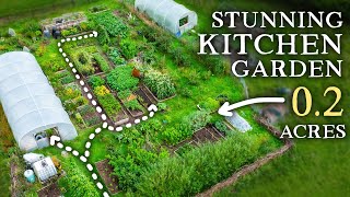 Productive Permaculture Inspired Kitchen Garden | Practical Self-Sufficiency in Action by Huw Richards 145,563 views 4 months ago 10 minutes, 58 seconds