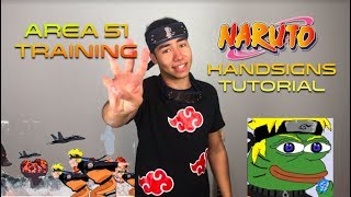 Area 51 Training: Naruto Handsigns
