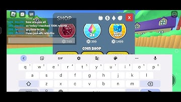 I reached 700K rebirths in MINING CLICKER SIMULATOR (Roblox)