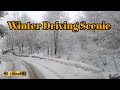 Winter Driving Scenic Drive   Winter Road  Italy 4k