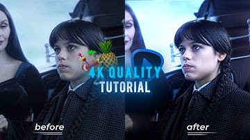 4K Quaiity CC tutorial on After effects + Topaz settings