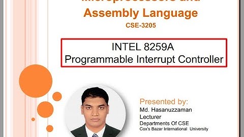 INTEL 8259A Programmable Interrupt Controller