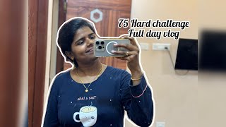 One day in 75 Hard Challenge✨ | Daily Habits, Cooking, Exercise , Positivity | @simplysheelu