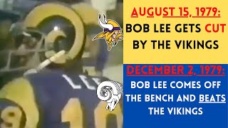 The GREATEST Player Revenge Game in Los Angeles Rams HISTORY | Vikings @ Rams (1979)