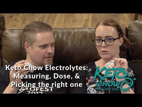 Keto Chow Electrolyte Supplements: Dosing, measuring, which one.