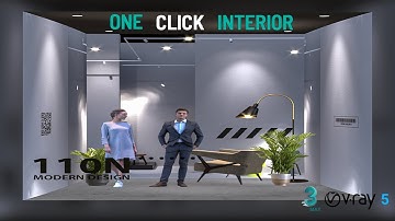 One Click Interior | wParallax | Ols map | 3ds Max | Full Modify |