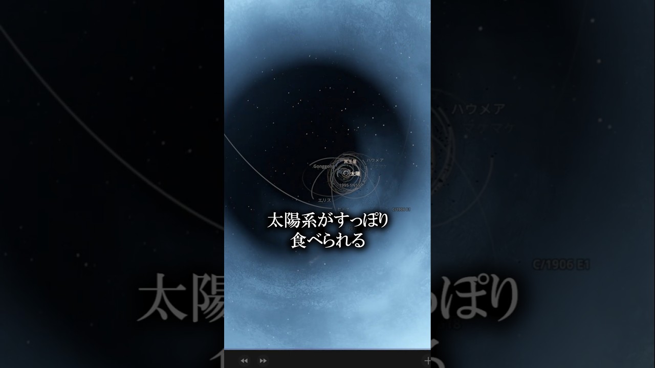 【太陽系がすっぼりなブラックホール】#地球 #宇宙