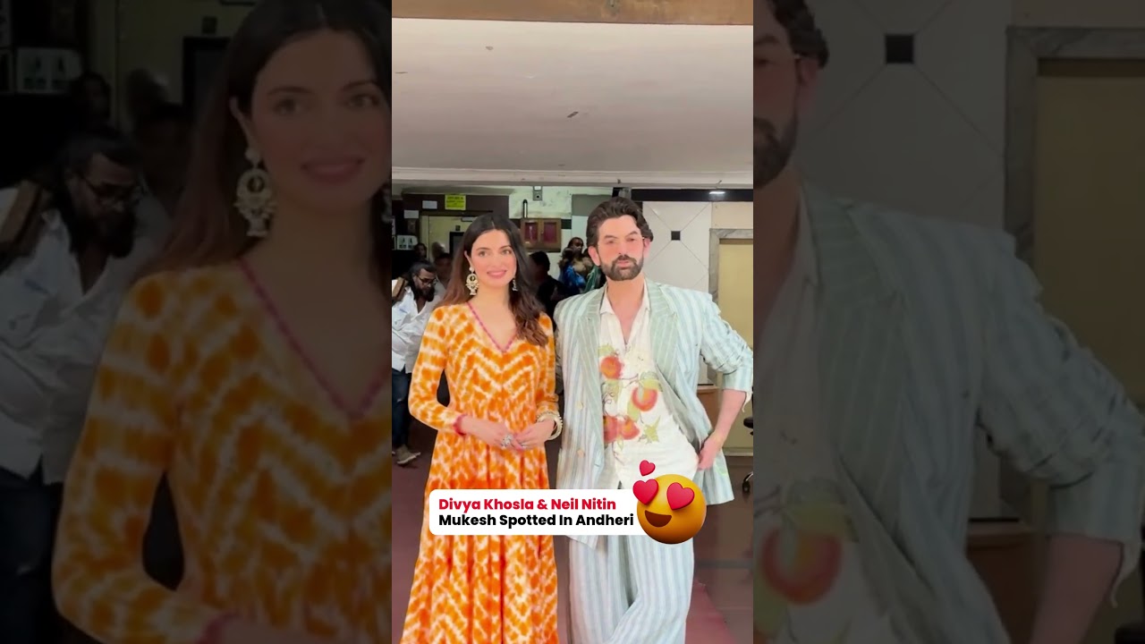 Divya Khosla & Neil Nitin Mukesh Spotted In Andheri | Bollywood Celebs 2025