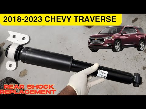 2018-2023 Chevy Traverse rear shock replacement - YouTube