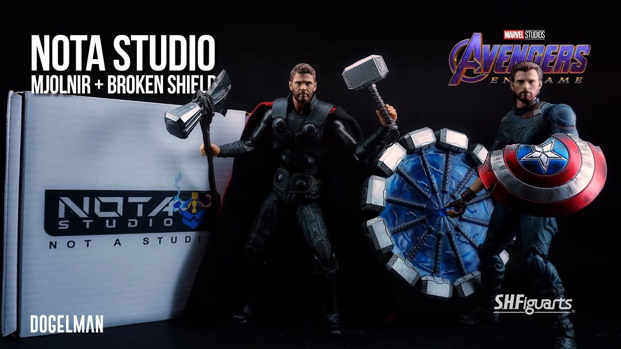 NOTA Studio Captain America Broken Shield & Mjolnir | Upgrade for 