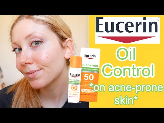 Eucerin OIL CONTROL SPF 50 *US Version*  On slightly oily, acne-prone  skin! 