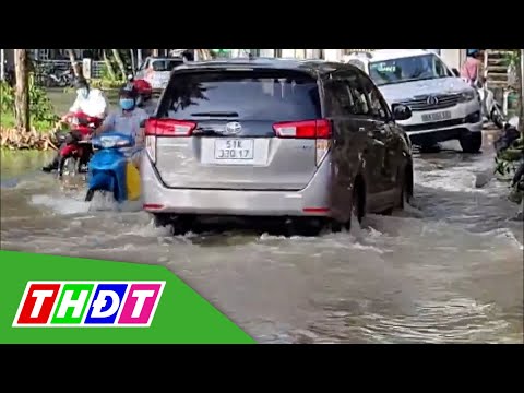 Video Triều cường xấp xỉ báo động III gây ngập ở Cần Thơ |... - youtube
