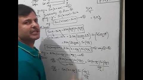 Differentiate sinx by ab-initio method