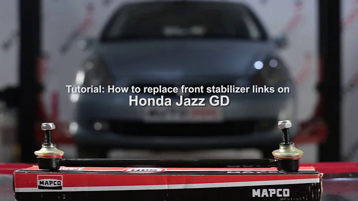 How to change Front Anti Roll Bar Link on HONDA JAZZ 1 TUTORIAL | AUTODOC