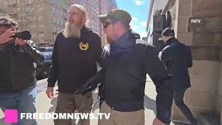 Proud Boys bloodied at Drag Queen Story Hour w/NY Atty. General Letticia James.