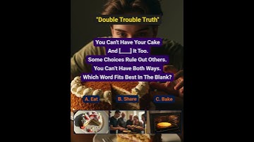 "Double Trouble Truth" | English Riddle Shorts