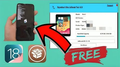 FREE Tool Jailbreak iPhone iPad For Bypass iCloud Lock To Owner iOS 12 to iOS 18 6  #JailbreakiOS18