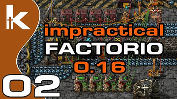 Impractical Factorio 0.16 Ep 02 | Somewhat Practical Smelting Setups | Factorio Let