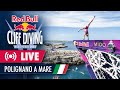Diving off the cliffs of polignano a mare italy  red bull cliff diving world series 2023
