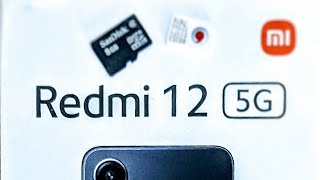 Redmi 12 5G Sim install insert,How to place Sim 1, Sim 2 & SD Card.  #xiaomi #howto #slot