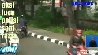 Kejadian lucu polisi saat razia kendaraan