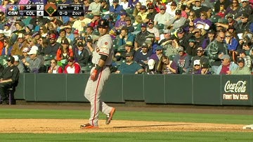 SF@COL: Panik strokes a run-scoring single to right