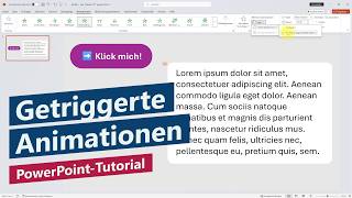 Animationen per Trigger abspielen – PowerPoint-Tutorial