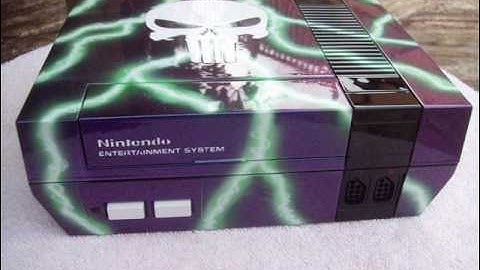Custom chameleon Punisher NES with color changing eyes + Green N64!