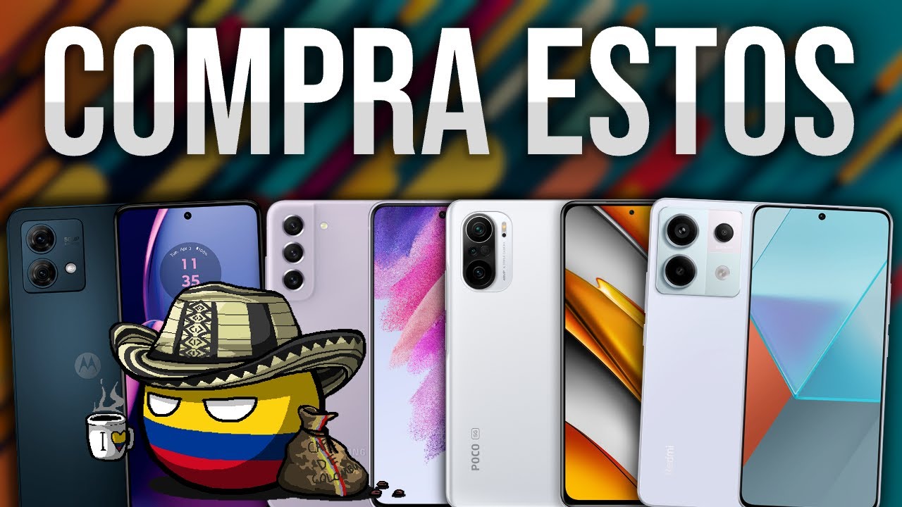 Selecciona los mejores celulares gama media 2024 en Colombia?