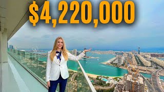 Inside $4,220,000 Dream Penthouse in Rainstorm at Avani Palm Dubai!