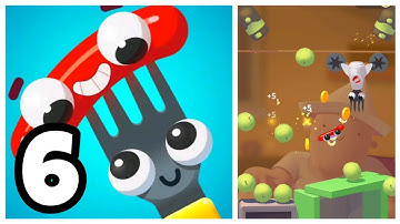 Fork N Sausage Walkthrough Gameplay Android IOS | RC PLAYERZ #5