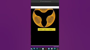 Avatar Logo With Python Turtle🤯(Impressive) #pythonprogramming