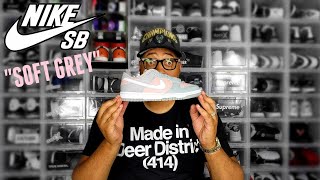 Women's Nike Dunk Low "SOFT GREY/PINK" Detailed Review in 4K Ultra HD screenshot 2