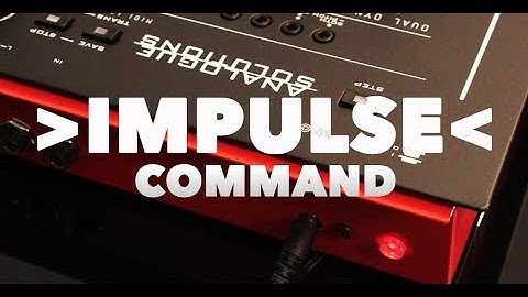 Analogue Solutions Impulse Command Analogue Synthesizer Audio Demo