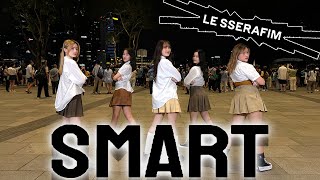 [KPOP IN PUBLIC | ONE TAKE] LE SSERAFIM (르세라핌) - 'SMART' DANCE COVER | By AESTAZ SINGAPORE