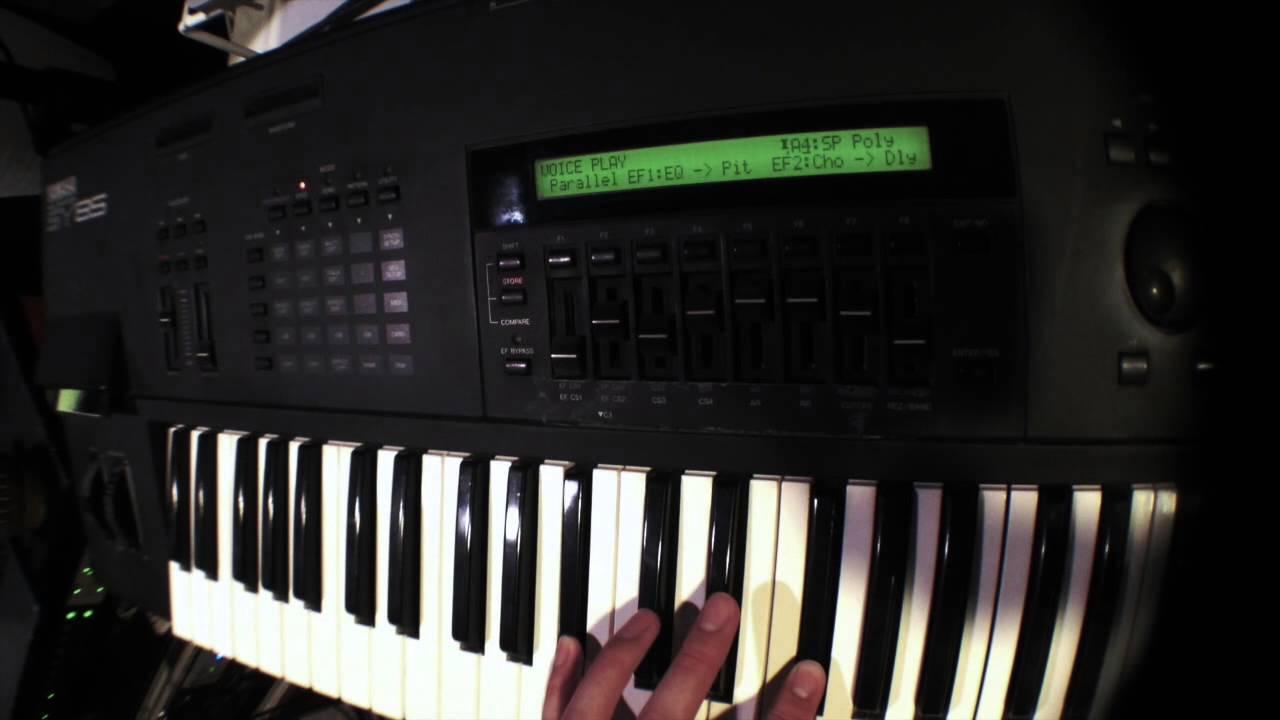 Yamaha SY Synthesizer Preset Demo   Internal Voice Bank 1 A1 A8