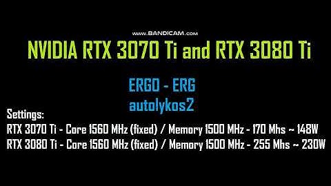 Mining ERGO ERG RTX 3070 Ti RTX 3080 Tisettings hashrate power / Настройки майнинг ERGO на RTX3070Ti