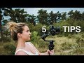 DJI RONIN-S | 5 Tips on HOW TO use it for BETTER video | Flashlight, Sport, Underslung mode
