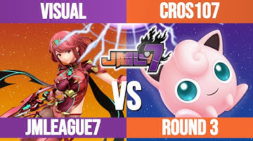 Visual (Pyra) vs cros107 (Jigglypuff) - JMLeague7 Round 3