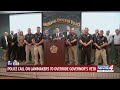 Police call on lawmakers to override governor