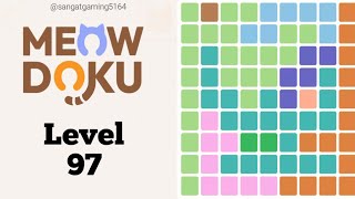 Meowdoku: Brain puzzle Games Level 97 walkthrough solution