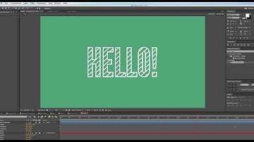 After Effects Shape Layer Motion Graphics - Video Tutorial