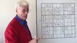 Sudoku tutorial #90 Part 2 You try it / I&#39;ll try it Part 2