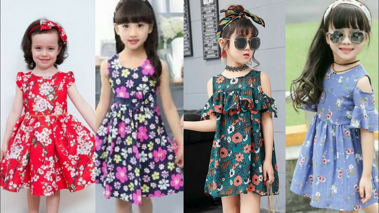 Stylish & cute baby girl dresses for summary - YouTube