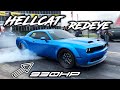 My Hellcat Redeye shocked me at the drag strip! (TX2K footage part 2)