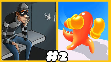 Robber Bob Use Guard Costume Vs Dino Runner 3D Part 2