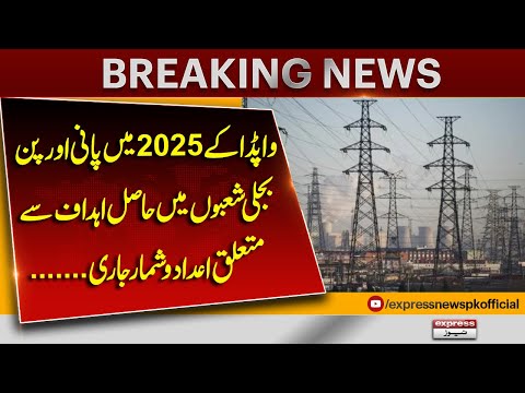 WAPDA Releases 2025 Stats on Achievements in Water and Hydropower Sectors Pakistan News